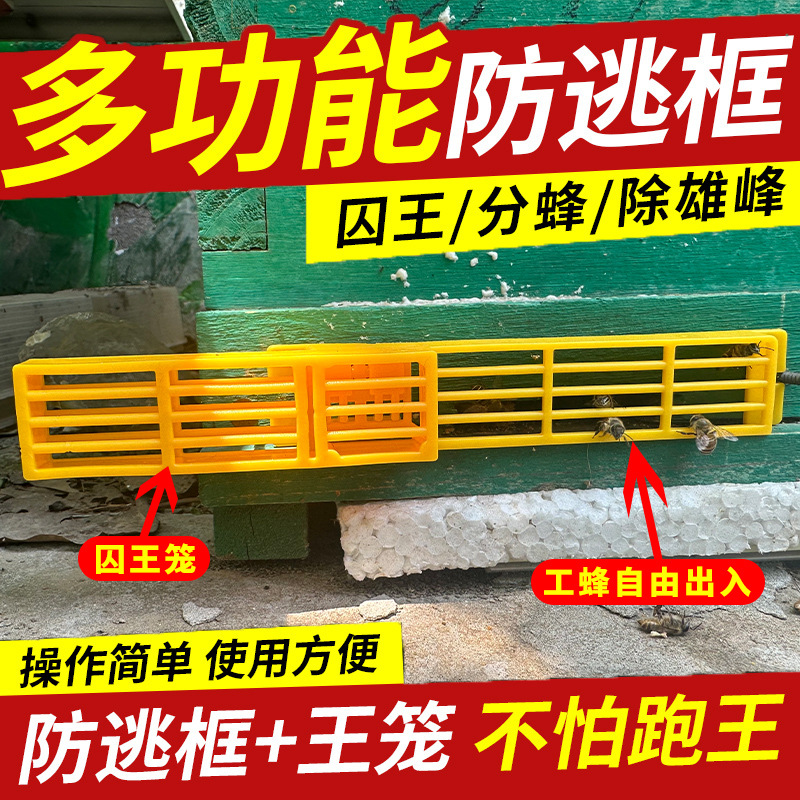 分蜂神器控制器分家装置幽闭器蜜蜂防逃片除雄蜂自动收王多功能框