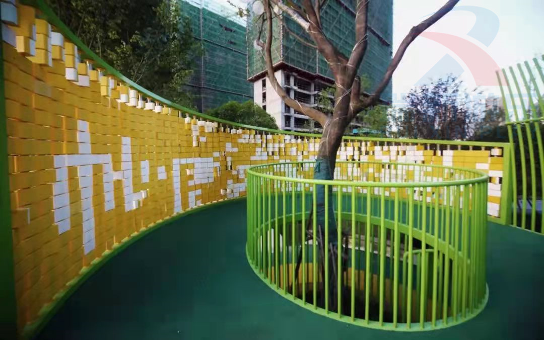 户外抚摸墙翻翻乐大型网红商场双色创意广告签到翻转互动滚珠墙