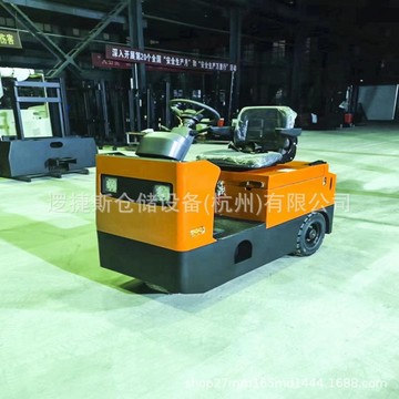 全电动牵引车座驾式4吨牵引车头工厂仓库电瓶拖车转运拉货物车