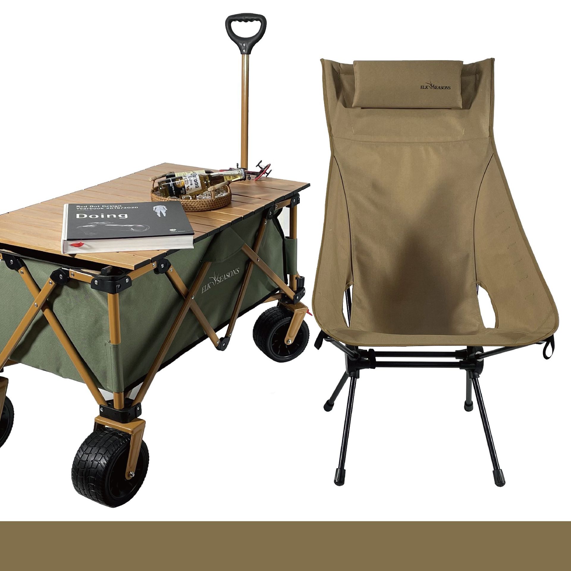 野营折叠椅子户外便携式装备轻量化露营椅子铝合金野餐月亮椅批发