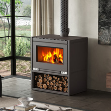壁炉真火木柴取暖器欧式家用冬季室内燃木柴农村柴火取暖炉铸铁