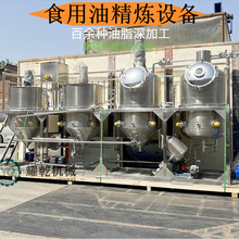 整套茶籽油精炼生产线 1级核桃油精炼加工设备 百余种油脂炼油机
