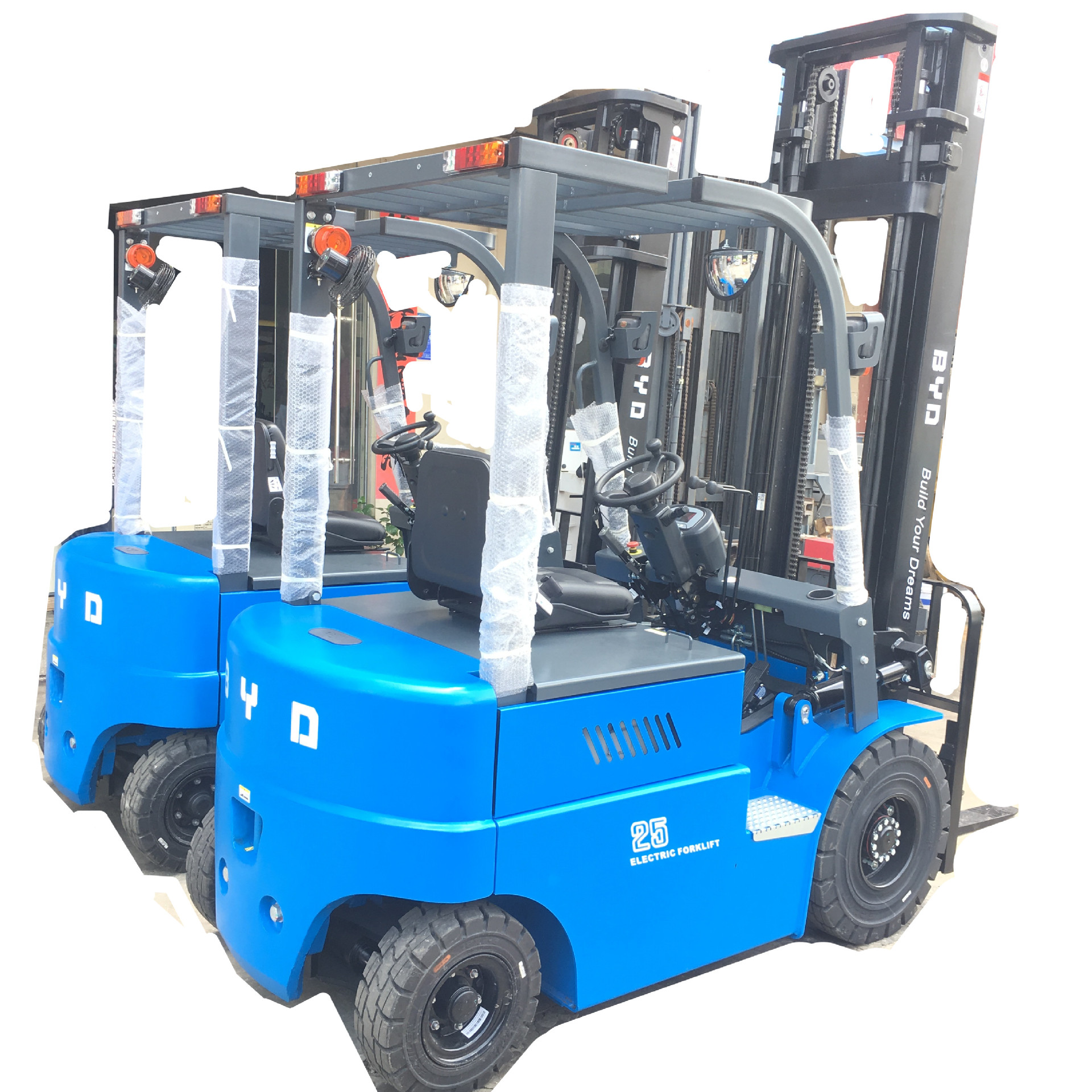 全新比亚迪2.5吨锂电池叉车 锂电池叉车充电快 锂电沌不需要维护