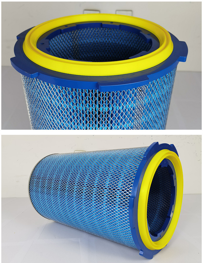 除尘滤芯除尘滤筒六耳卡盘高效覆膜六耳快拆快装式卡扣粉末过滤桶