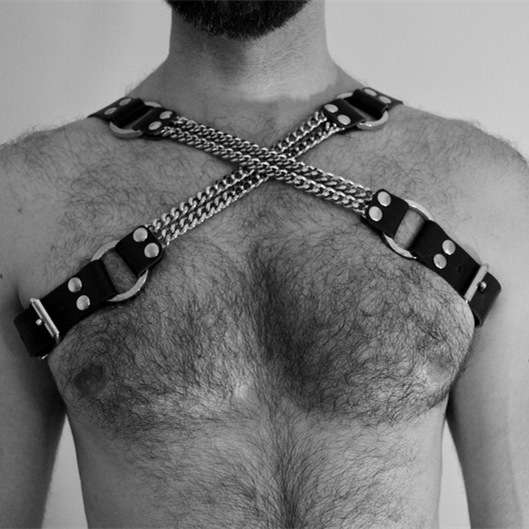 Men's Sexy Body Chains SM Bondage and Discipline Leather Chain Strap Sex Aid in Stock Wholesale