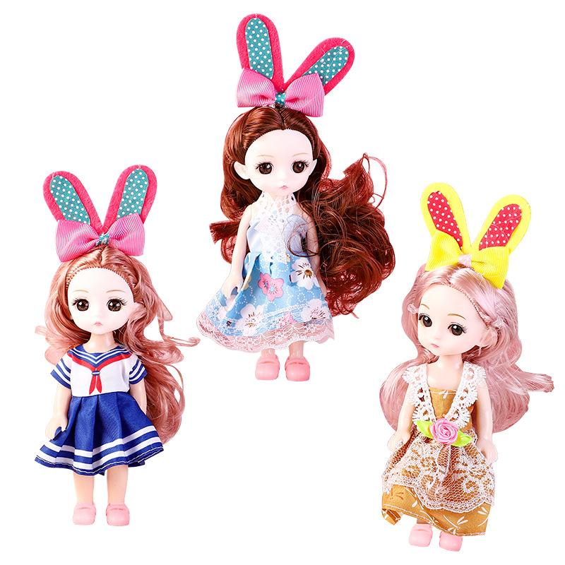 卡通换装洋娃娃玩具女孩可爱公主礼盒幼儿园卡通娃娃礼物学生奖品