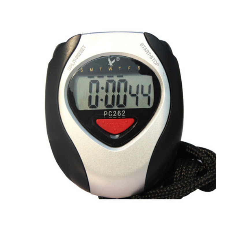 天福秒表pc262单排2道秒表体育计时器电子跑表计时秒表大屏显示