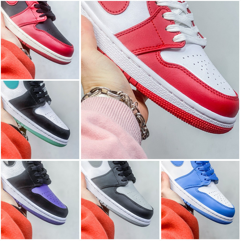 莆田aj1低帮运动鞋休闲男女情侣板鞋高版本影子灰篮球鞋经典熊猫