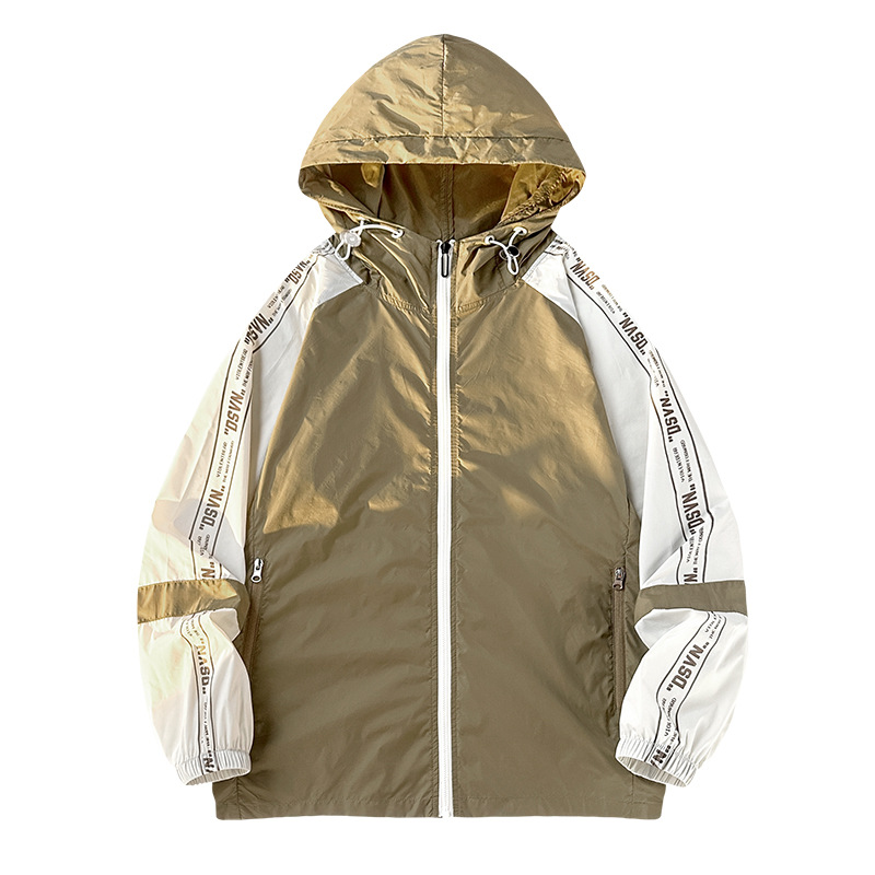 Outdoor Hooded Sun-Proof Top Men's Summer New Fashion Brand Uv-Proof Ice Silk Breathable Fishing Suits Wind Shield Coat