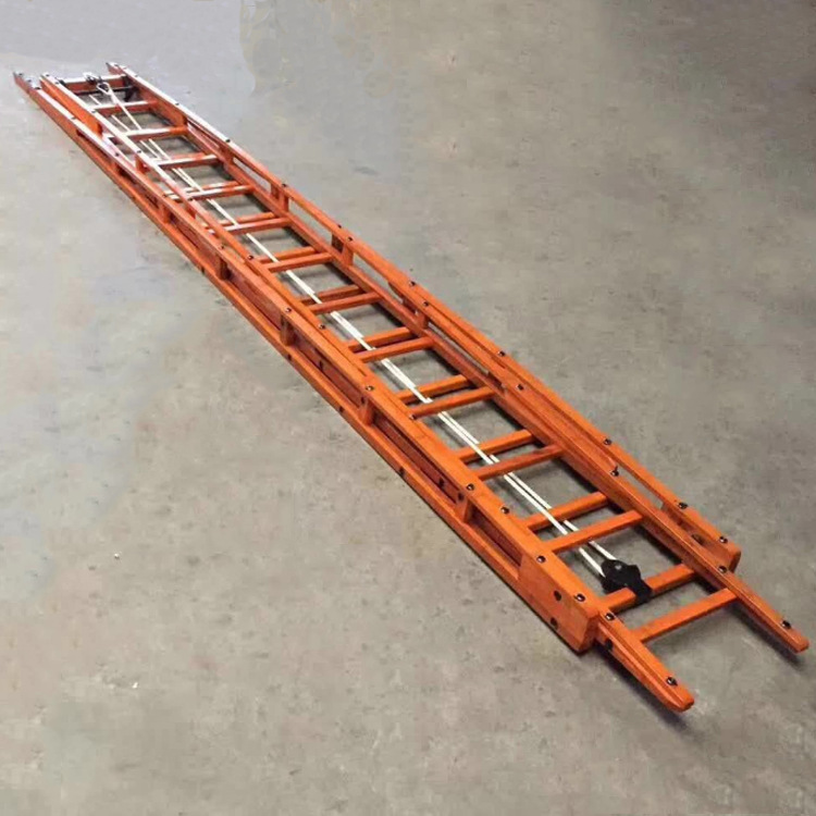 消防单杠梯两节梯拉梯抢险救援梯挂钩梯登高逃生装备器材消防梯