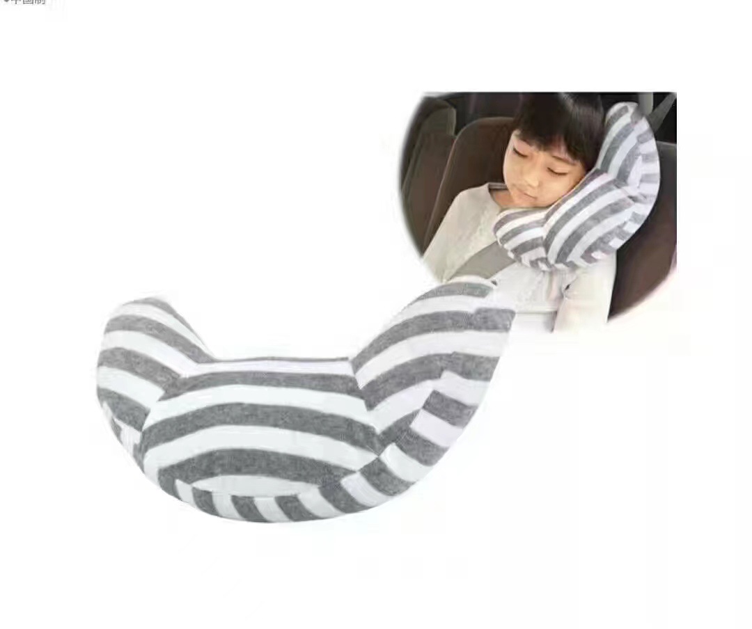 Foreign Trade New Cotton Car Supplies Children's Headrest Safety Belt Pillow Car Supplies Neck Pillow Gift