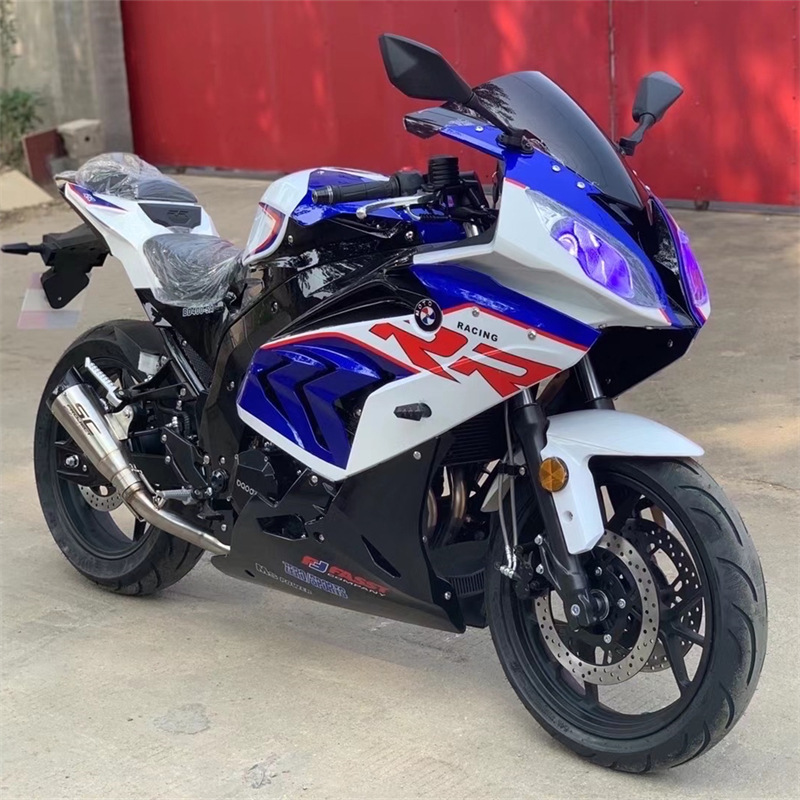 宝雕双rr摩托车双缸水冷400跑车重机车国四电喷整车可上牌