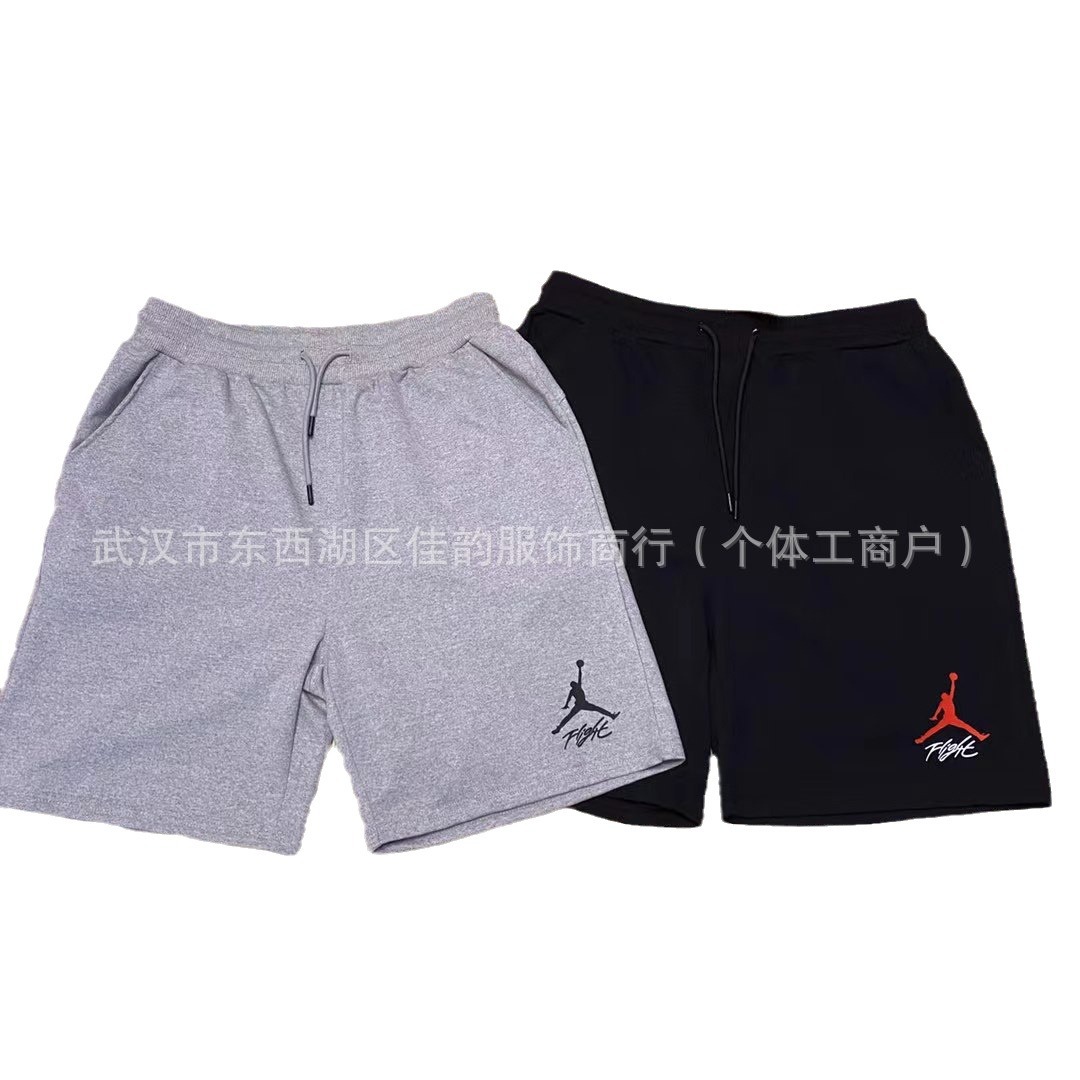春夏新款aj乔丹男子短裤 印花飞人flight北美潮流运动男女情侣裤