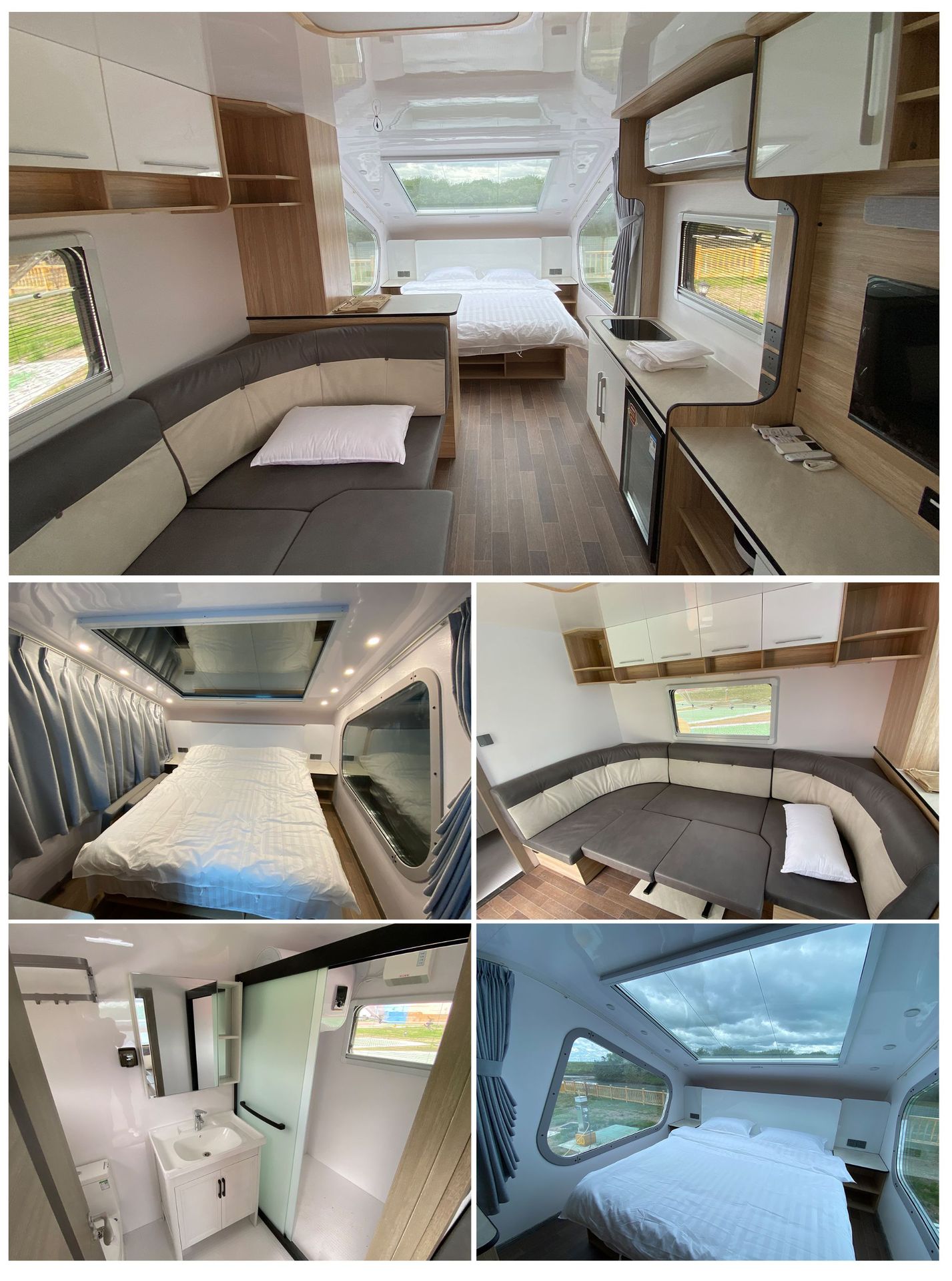 营地拖挂式营地车民宿酒店车 福游8m星空版拖挂房车 酒店式房车