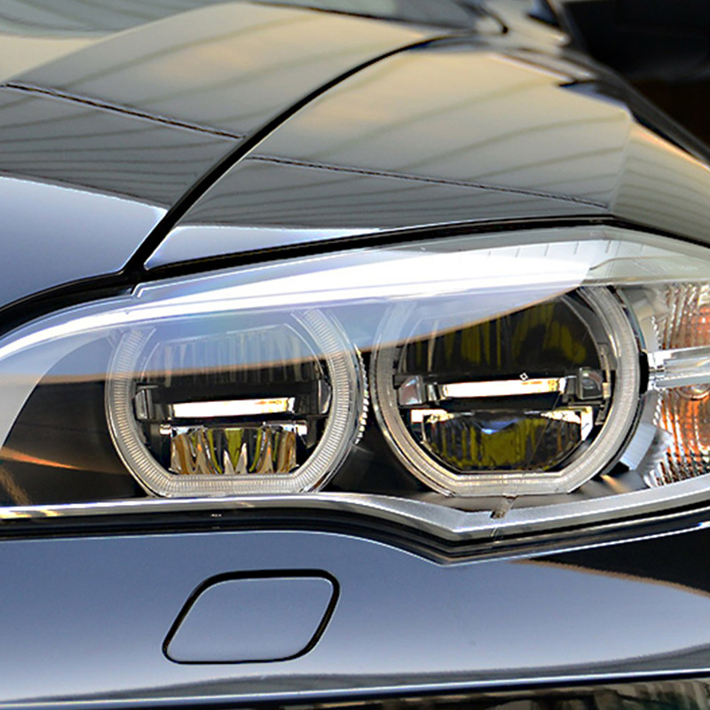 适用于08-14款e71宝马x6改装升级新款全led天使眼大灯总成日行灯