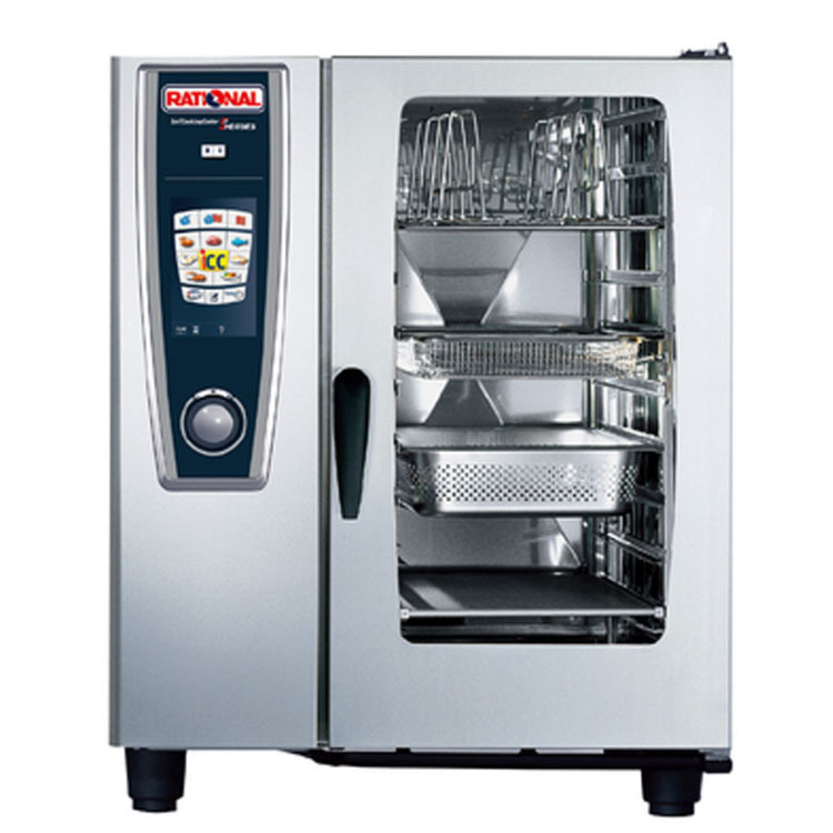 rational乐信智能蒸烤箱德国进口莱欣诺scc101十盘多功能蒸烤箱