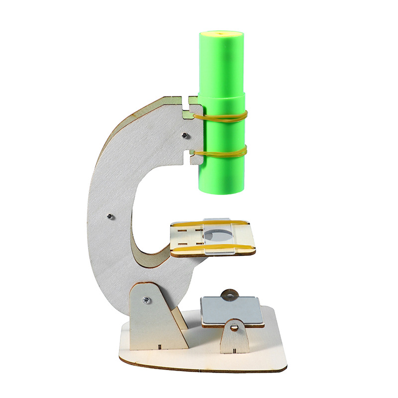 自制diy儿童显微镜小学光学科学实验器材科教玩具科技小制作diy