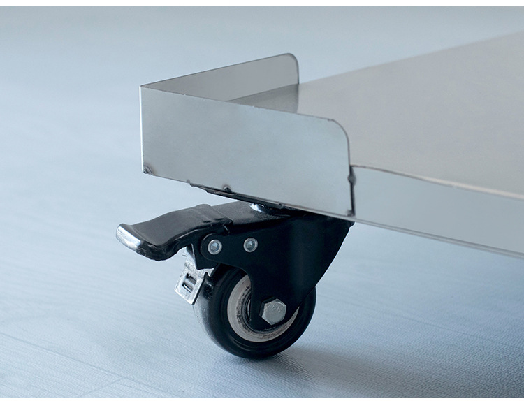 不锈钢加高底座波轮滚筒洗衣机冰箱通用架子万向轮移动托架脚支架