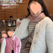 女童棉衣外套秋冬款2023新款儿童洋气韩版冬装休闲百搭加绒上衣潮