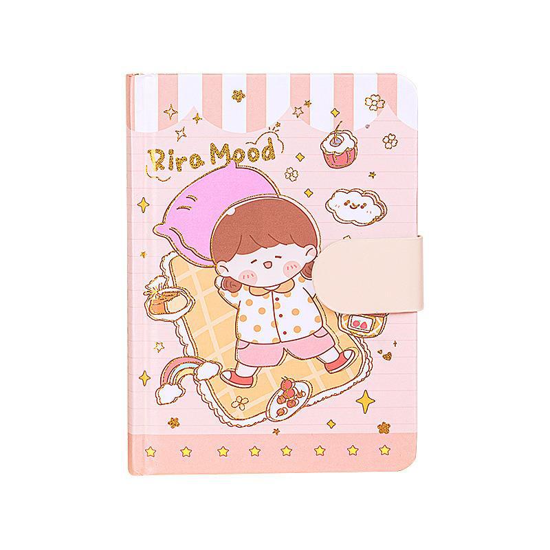 Good-looking 64K Gilding Color Pages Journal Book Student Diary Notebook Cartoon Cute Journal Book Wholesale