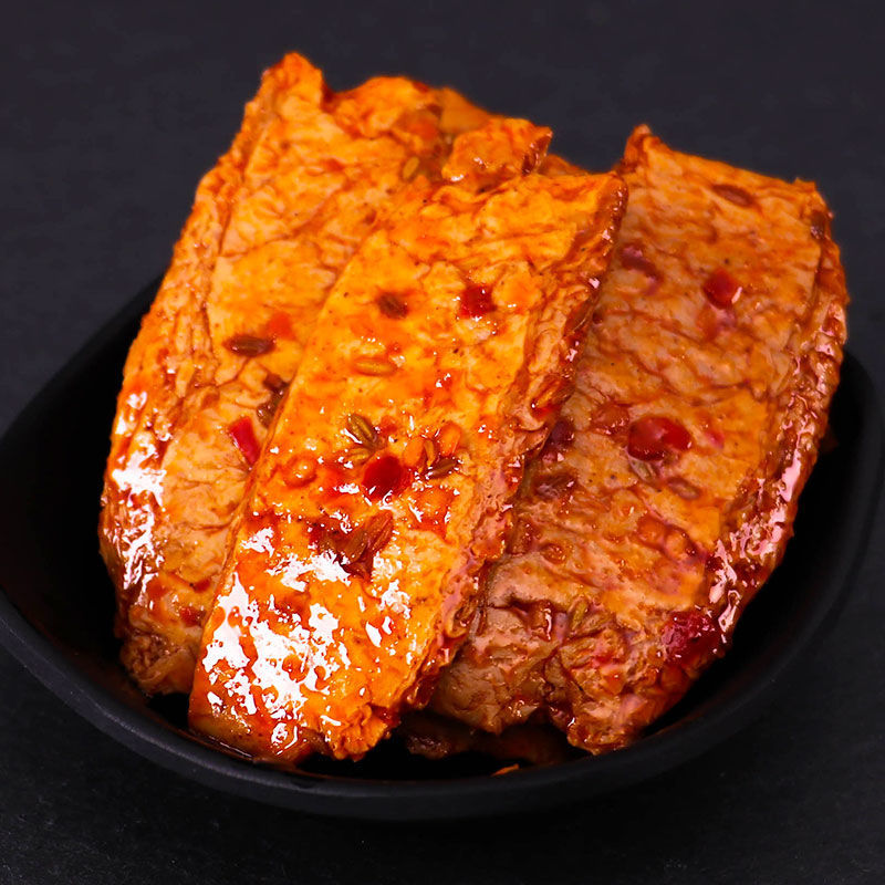 手撕素牛排素肉豆腐干零食豆腐皮特产小吃食品麻辣270天素肉素牛
