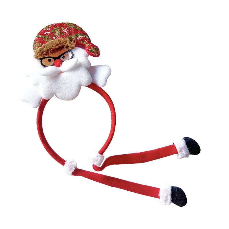 New Christmas Headband Old Snowman Deer Head Buckle Adult and Children Party Gathering Dress up Hairband Decoration Wholesale