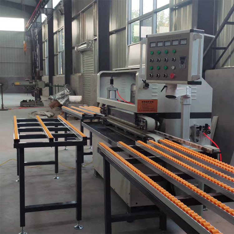 岩板倒角机可做45度电视墙拼接美缝效果 岩板切磨修边源头工厂