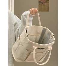 日本妈咪包超大容量手提母婴包外出轻便大容量妈妈包女帆布托特包