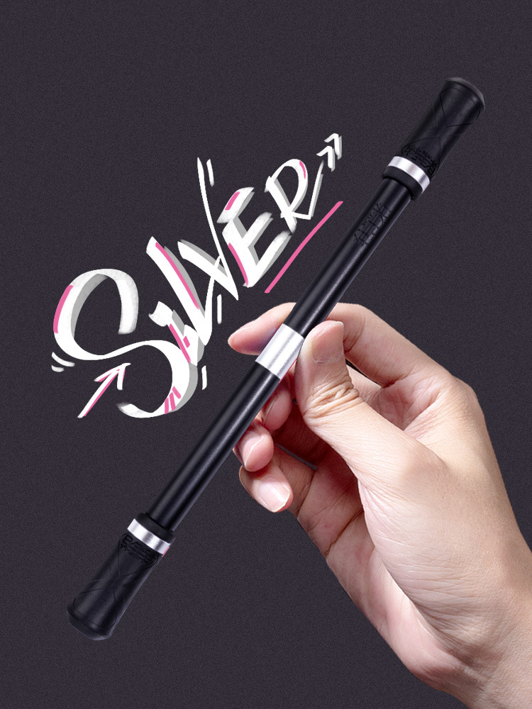 Turn the Author Black Warrior White Knight Professional Spring Pen Beginner TikTok Same Style Transfer Pen Special Transfer Pen