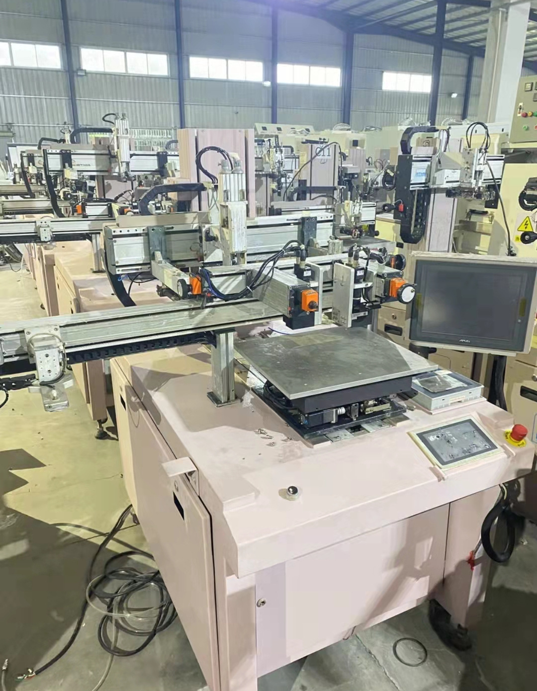 【东远】台湾atma atmagp 30pp ccd平板玻璃居中对位丝印机 议价