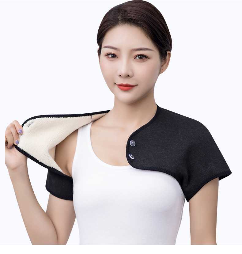 护肩保暖御寒披肩睡觉空调房男女士加厚加绒坎肩中老年护肩膀垫