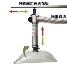 艾灸排烟系统艾烟净化器抽烟机吸烟机排艾器排风管道设备配件烟罩