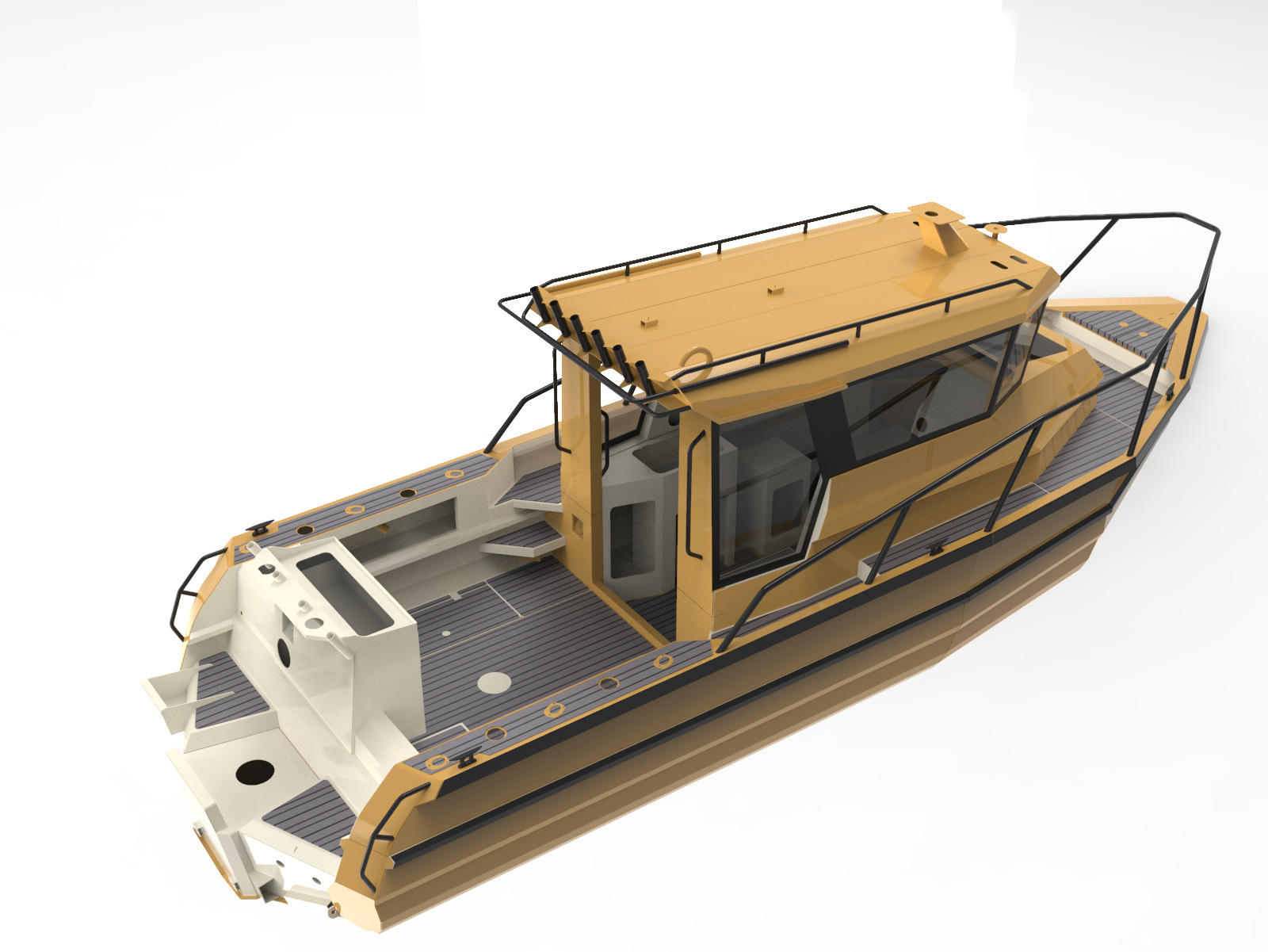 5米定制嘉世宝铝合金钓鱼艇游艇钓鱼船快艇渔船海钓船铝船