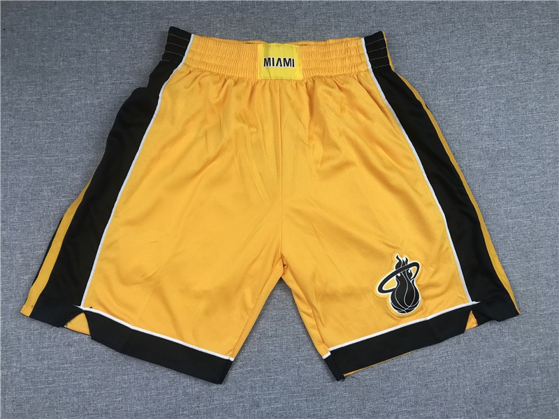 热火队密绣球裤 贾思顿 just don复古网眼全刺绣拉链口袋裤