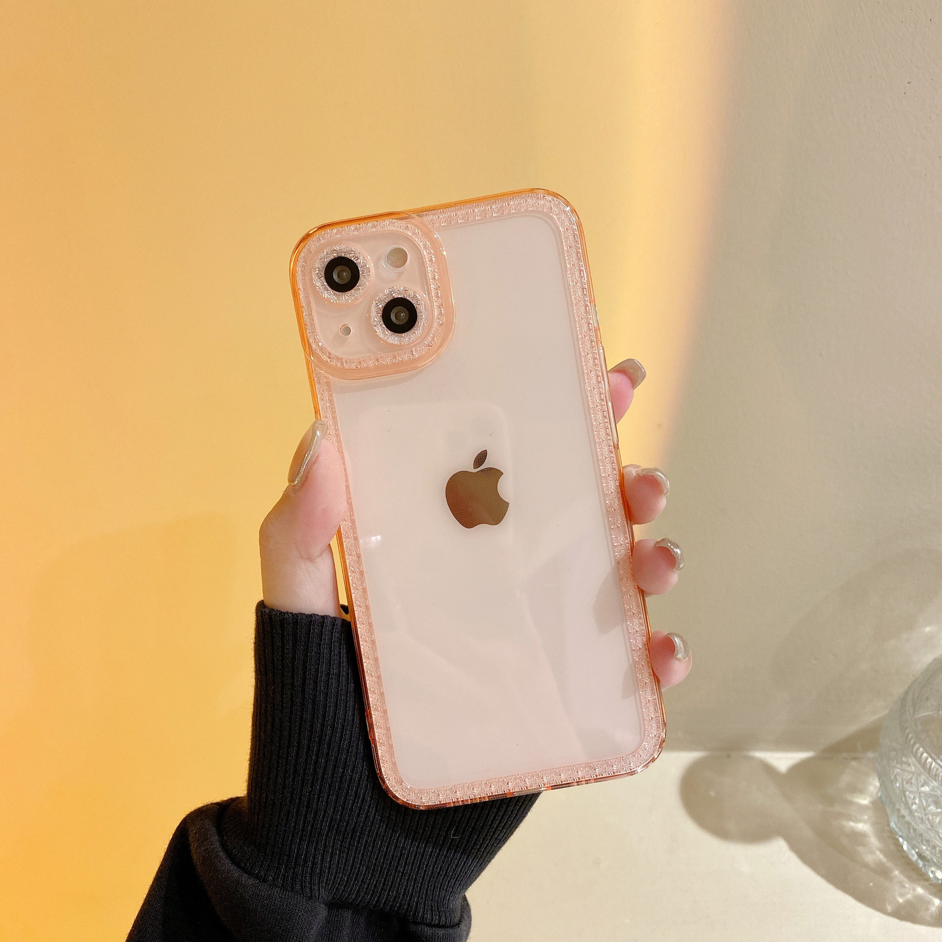 晶钻手机壳适用iphone 13苹果xsmax手机壳tpu软壳保护套透明跨境