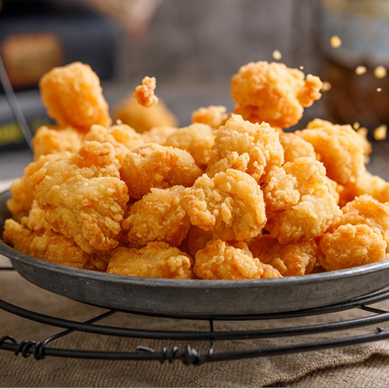 正大盐酥鸡1kg鸡米花油炸鸡肉小吃鸡块冷冻半成品外卖鸡米花西餐