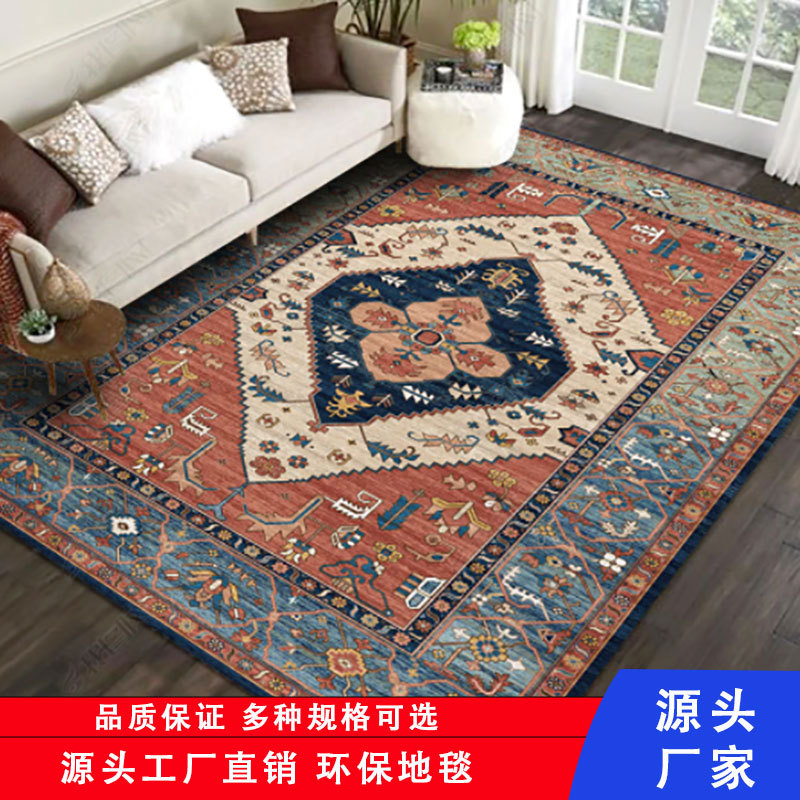 moroccan style crystal velvet carpet large area living room carpet sofa and tea table floor mat modern american home