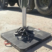 吊车支腿垫板 高分子聚乙烯垫脚板 起重机枕木 防滑泵车垫脚块