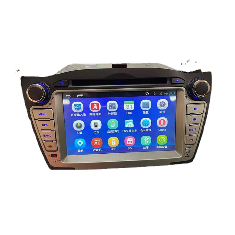 适用于现代ix35专用dvd导航安卓系统声控内置蓝牙wifi高德地图