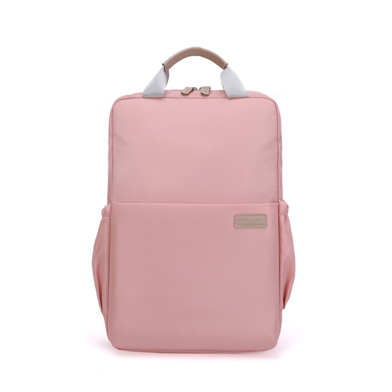 Cross-Border 2023 New Office Computer Bag Simple Business Backpack Solid Color Leisure Commute Backpack Custom Logo