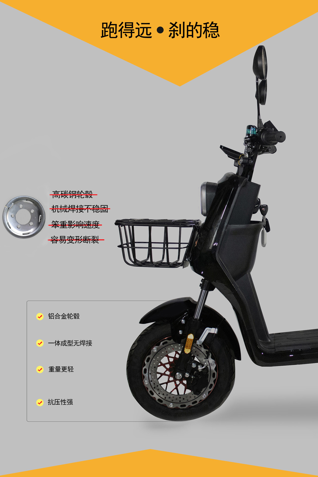 新国标009电动车成人48v60外卖电瓶车厂家直销锂电长跑王男女代步