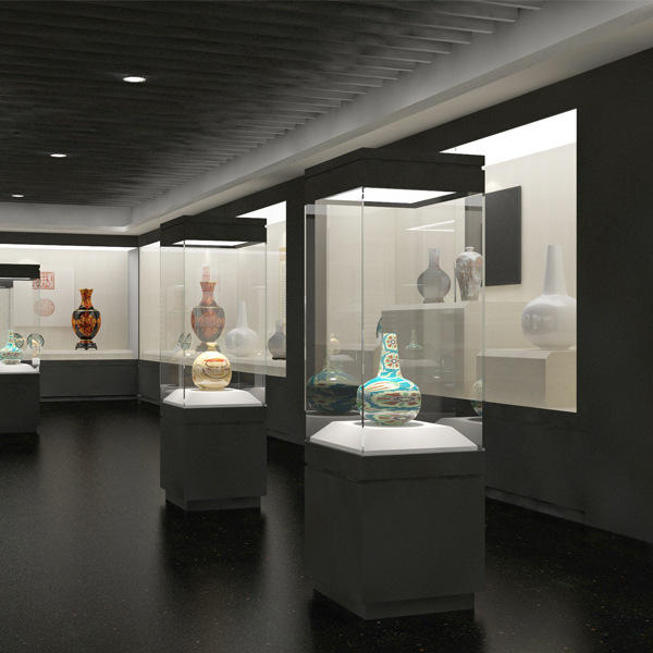 博物馆展柜全自动展示柜智能柜台玻璃展示柜苏州文物展柜厂家