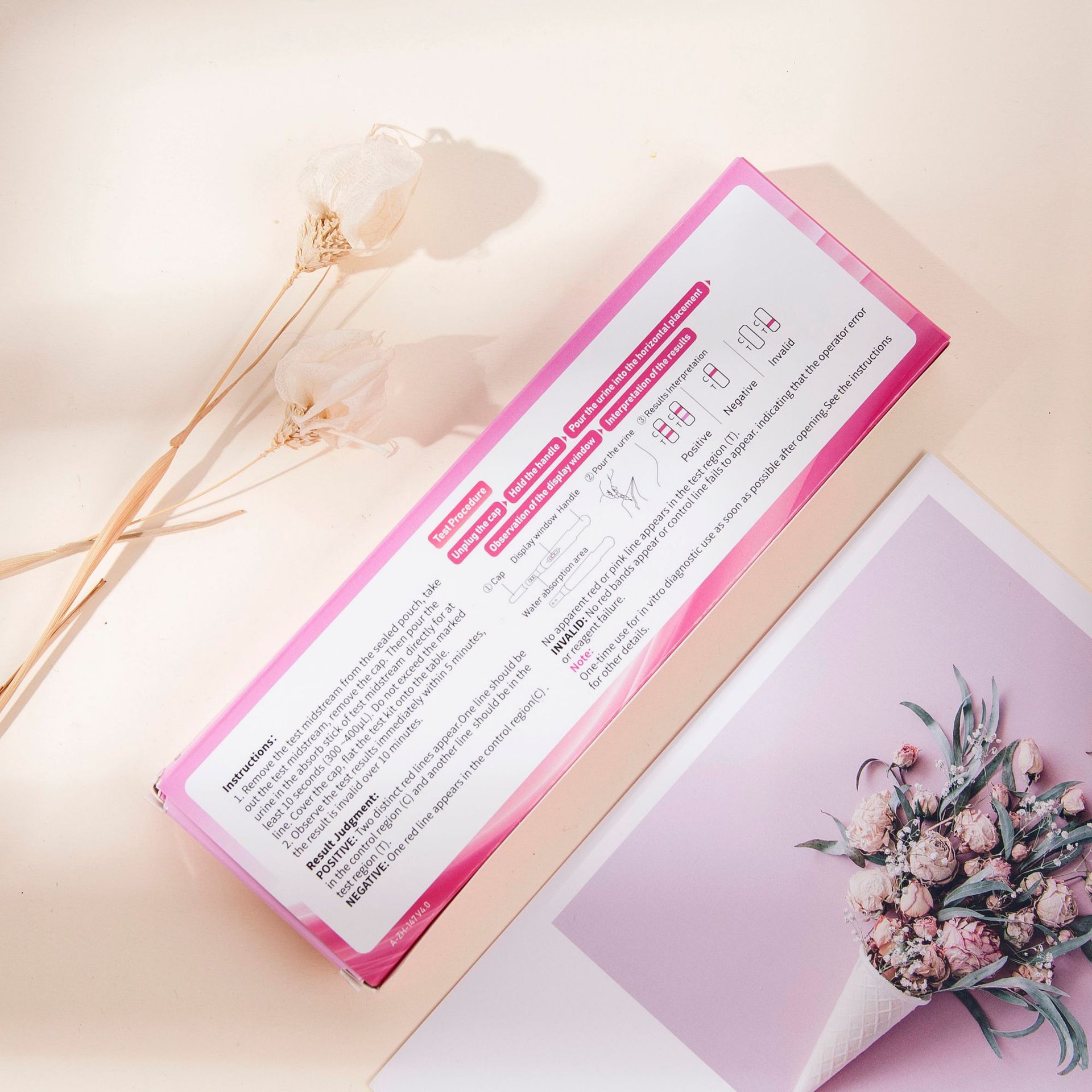 外贸验孕棒全英文笔型中性包装准确测试孕纸怀孕验孕检测试笔