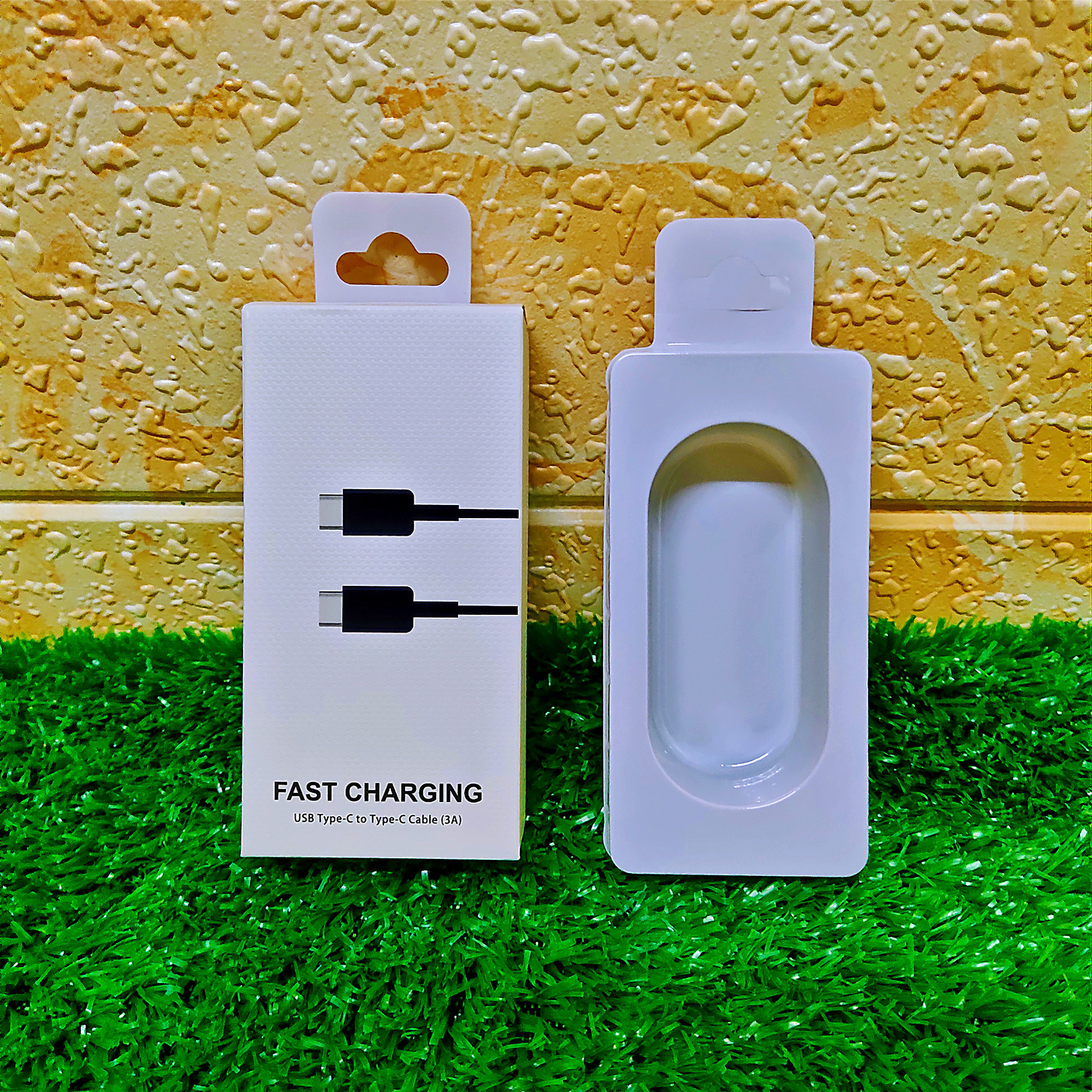 适用于三星25w数据线包装盒 3a快充线包装 type