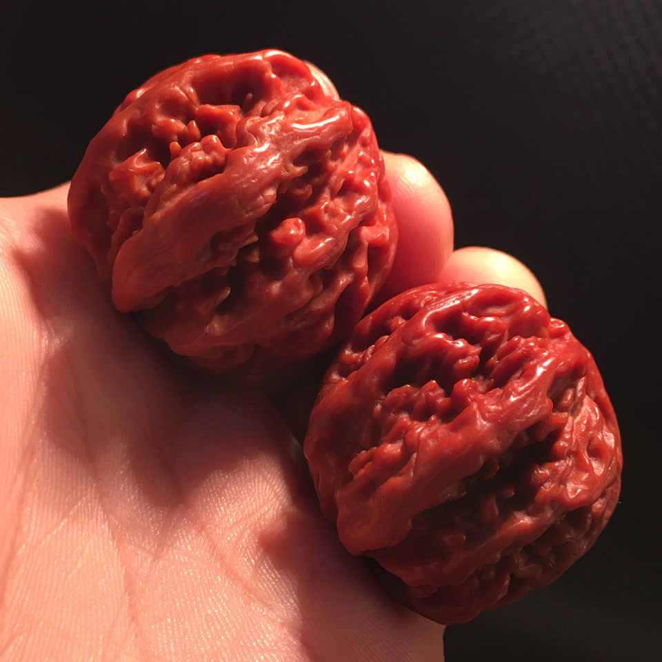 文玩核桃京八棱小手捻儿非白狮子三棱四座楼满天星磨盘蛤蟆头机刷