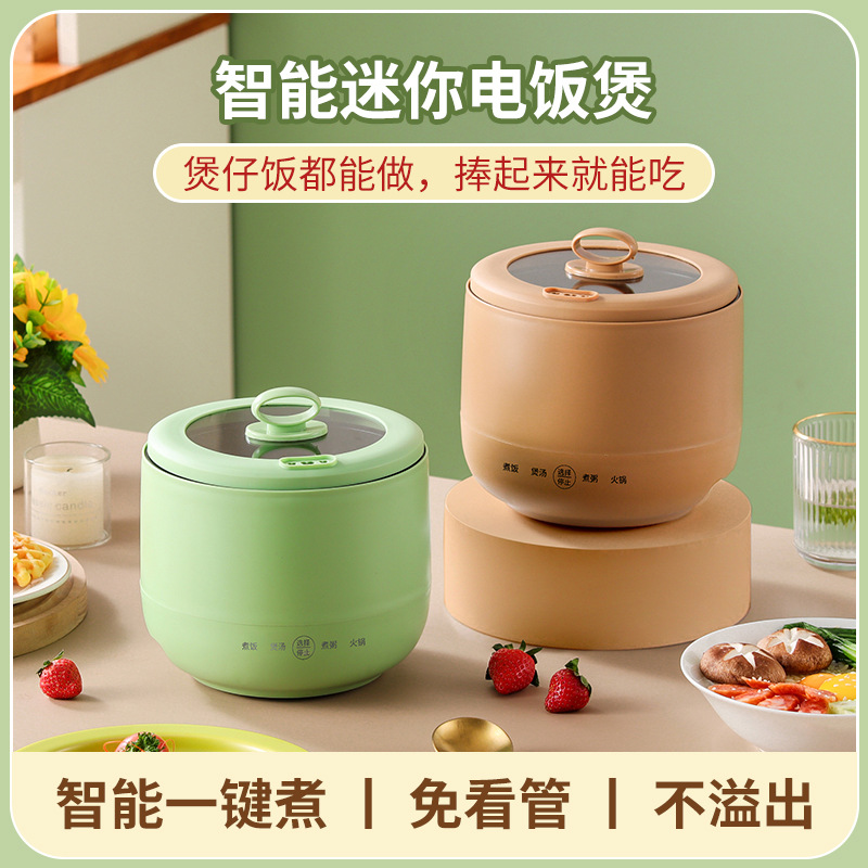 Factory Wholesale Smart Mini Rice Cooker Multi-Functional Electric Cooker Student Dormitory Non-Stick Electric Food Warmer Small