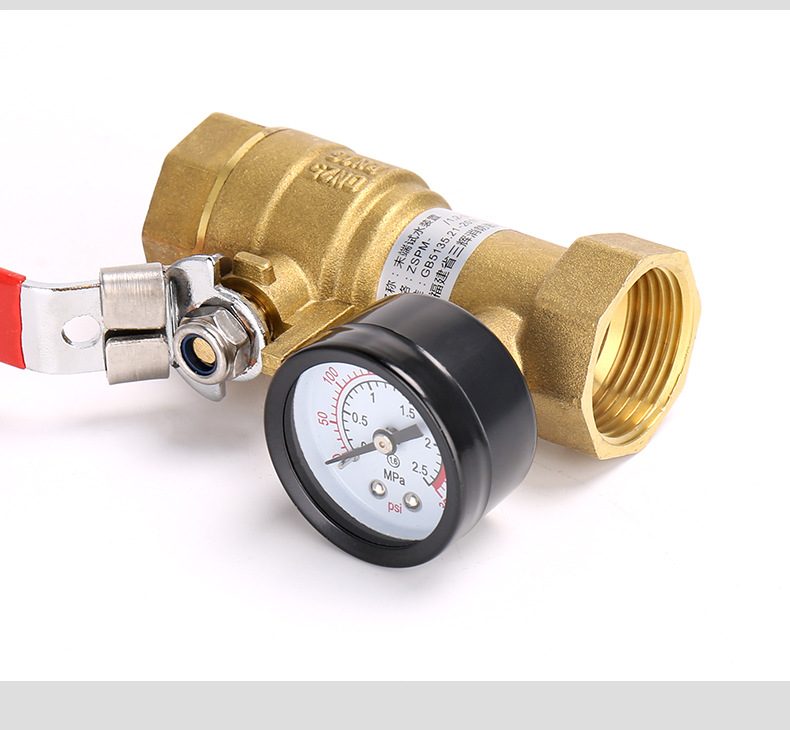 末端试水装置dn25带证115消防身份证 3c认证zspm80喷淋末端试水阀