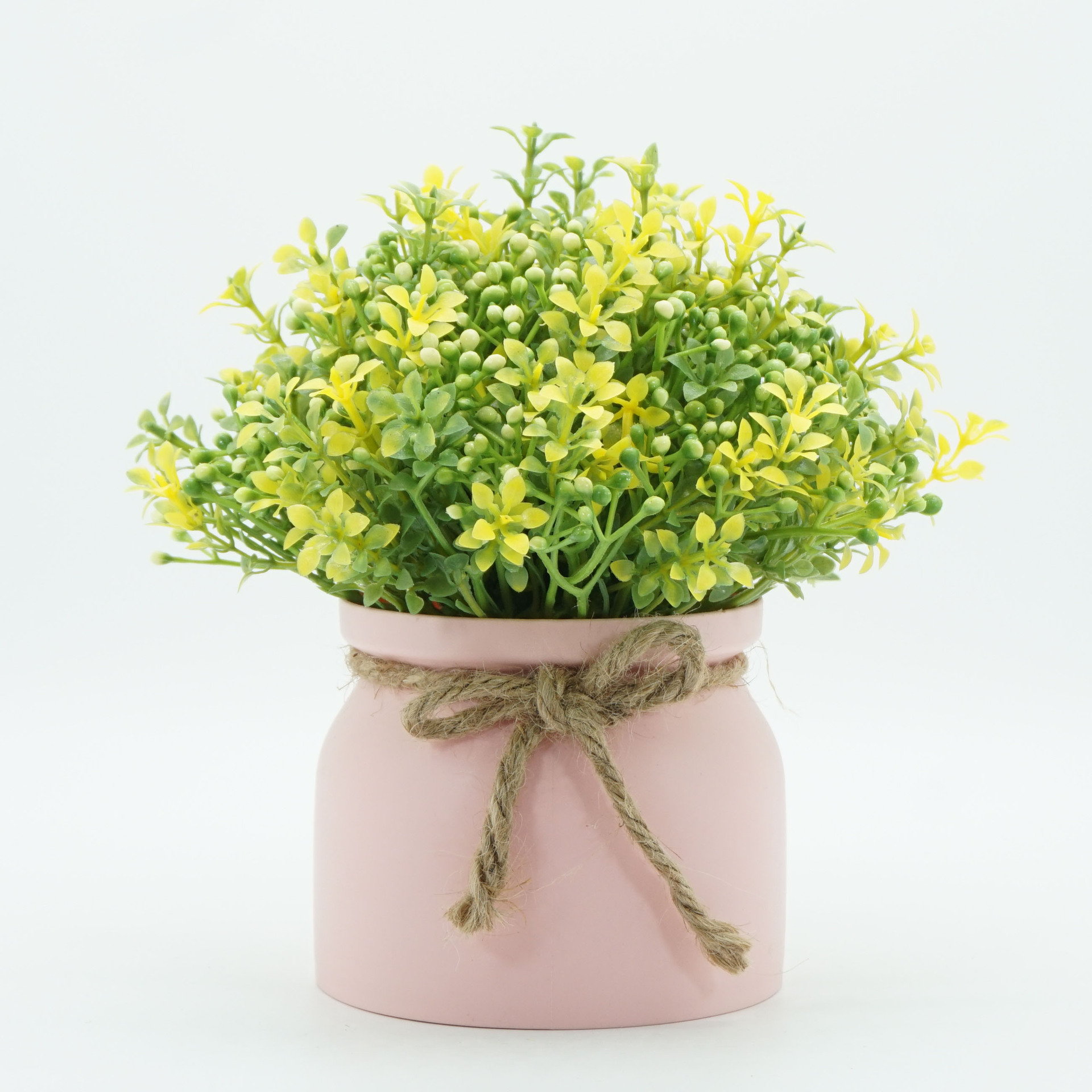 北欧风仿真兰花豆小盆景假花摆件创意客厅桌面绿植盆栽家居装饰品