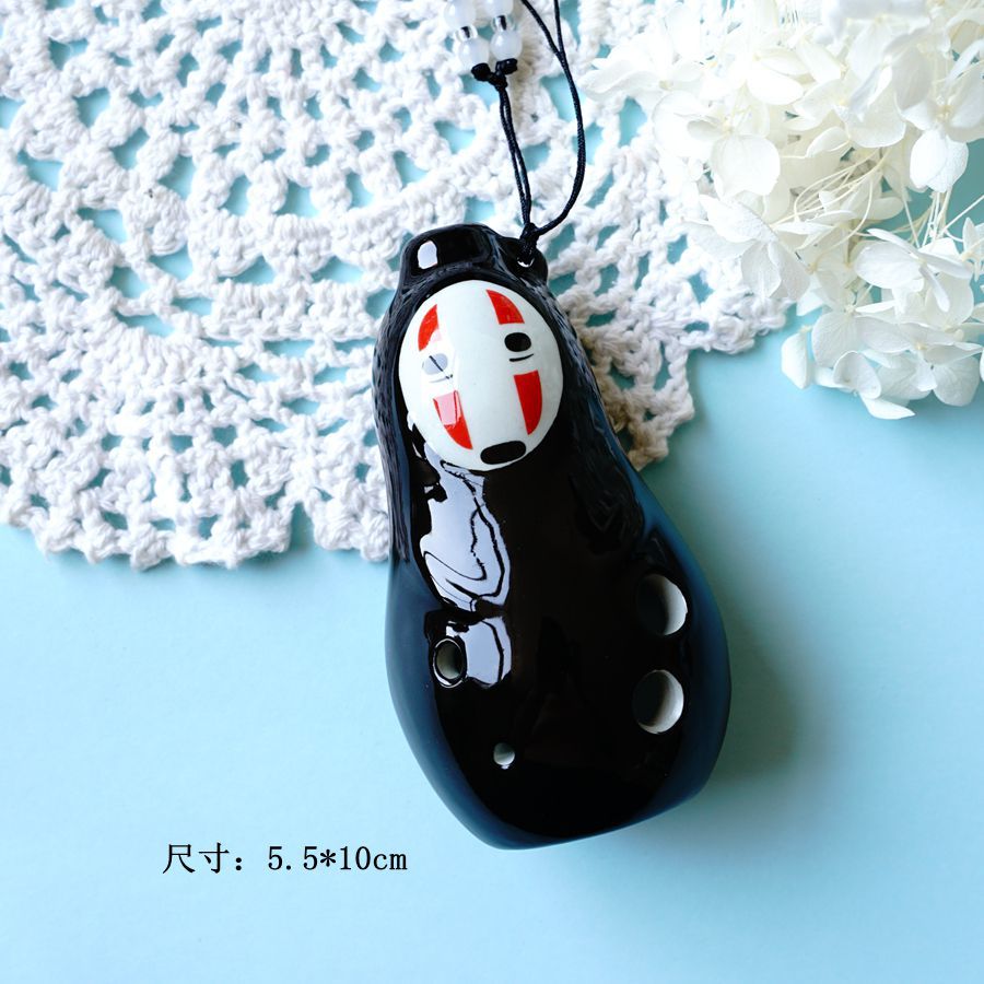 新款可爱6孔卡通龙猫陶笛夜市地摊景区货源 小号陶笛厂家直销