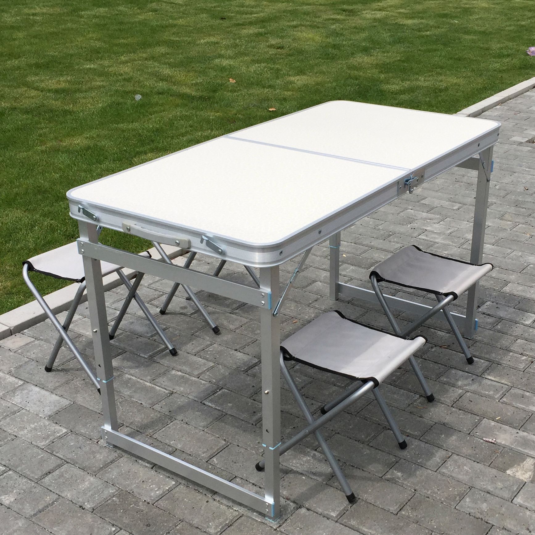 折叠桌稳固增强户外餐桌摆摊桌子便携式地摊宣传桌简易小餐桌椅